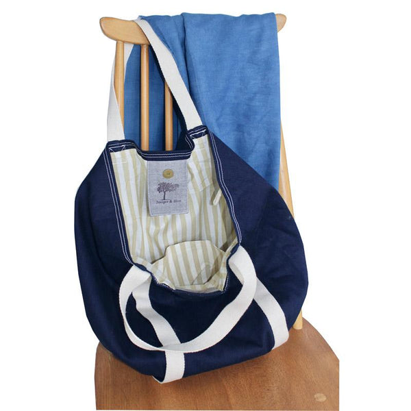 Everyday Bag in Organic Denim - Juniper & Bliss