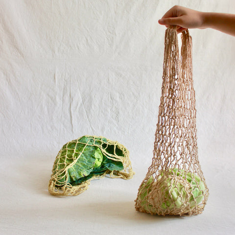 Naturally Dyed Eco-Friendly Fisherman’s Net Bags - Juniper & Bliss