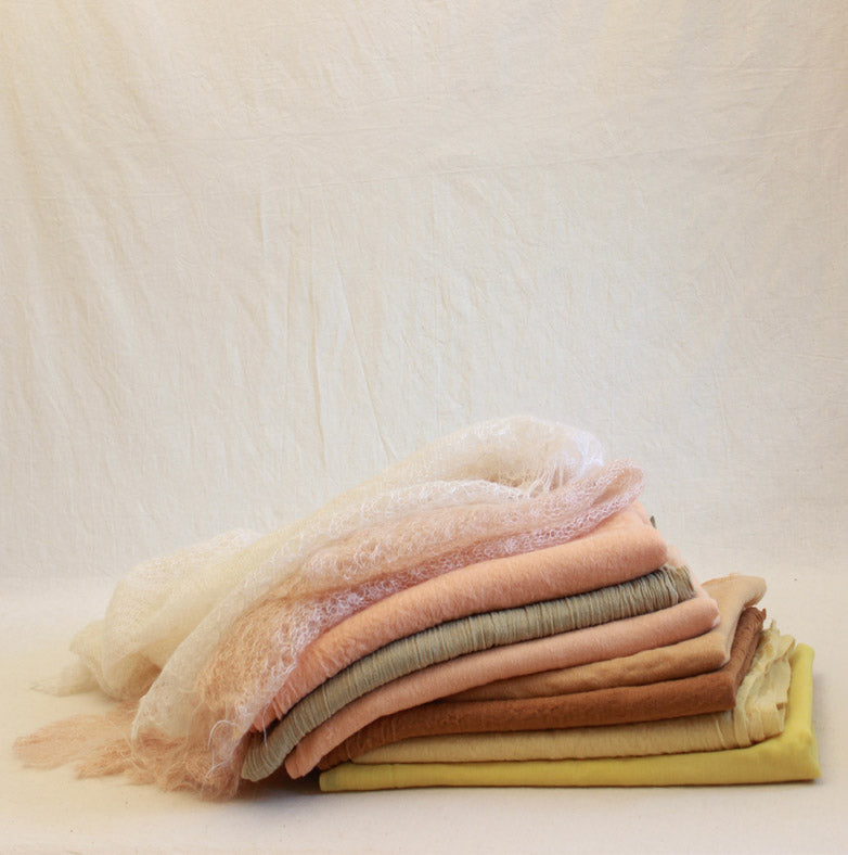 Naturally Dyed, Eco-friendly Woollen Scarves &amp; Shawls