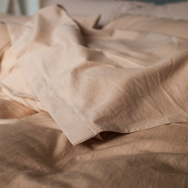 Bliss Bedding - Handwoven and Plant Dyed Organic Cotton Loose Sheets - Juniper & Bliss