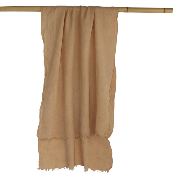 Naturally Dyed, Eco-friendly Woollen Shawls -  Botanica Pale Taupe - Juniper & Bliss